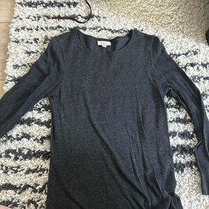 Loft Gray Oversized Sweater (S)